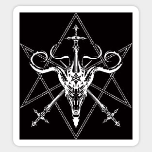 Hermetic Skull Sticker